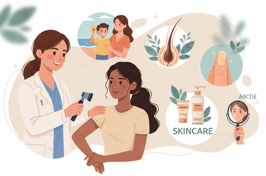 Quando se deve ir ao dermatologista? 1 dermatologista