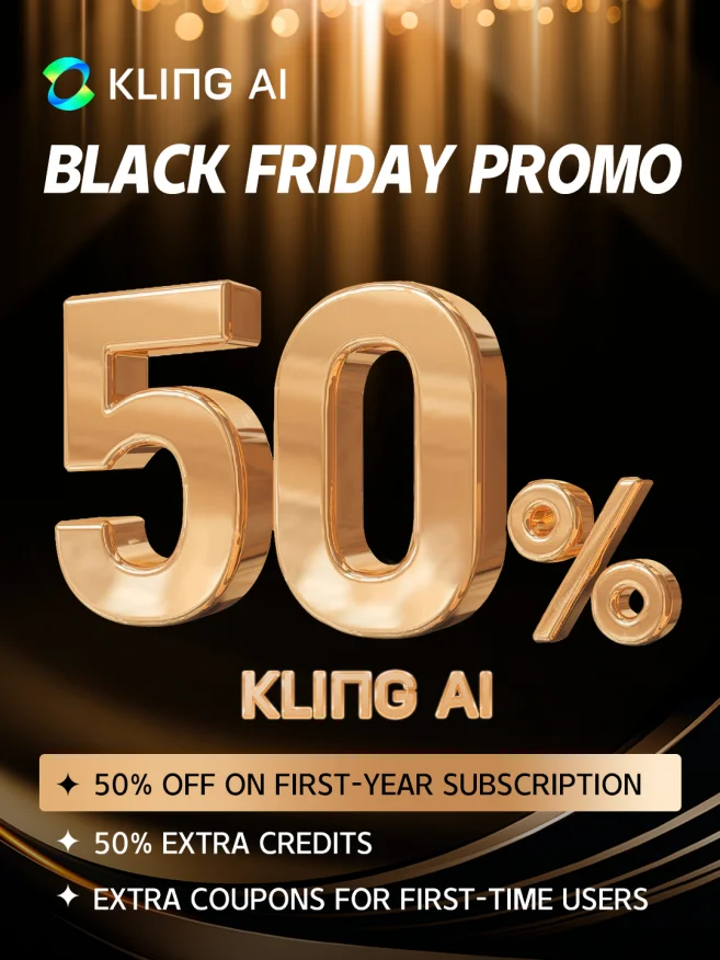 Eleve sua Criatividade: Kling AI Anuncia Grandes Descontos na Black Friday 1 kling ai